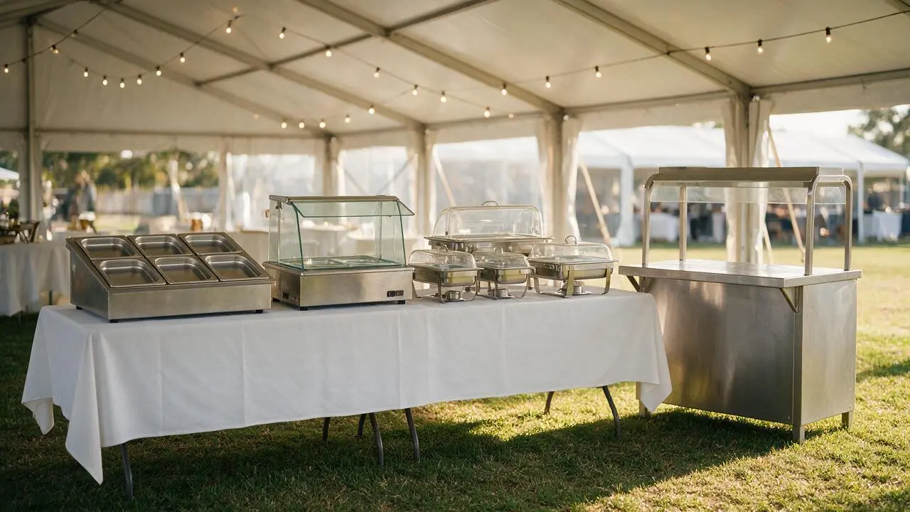 Bain-Maries & Food Bars hire equipment
