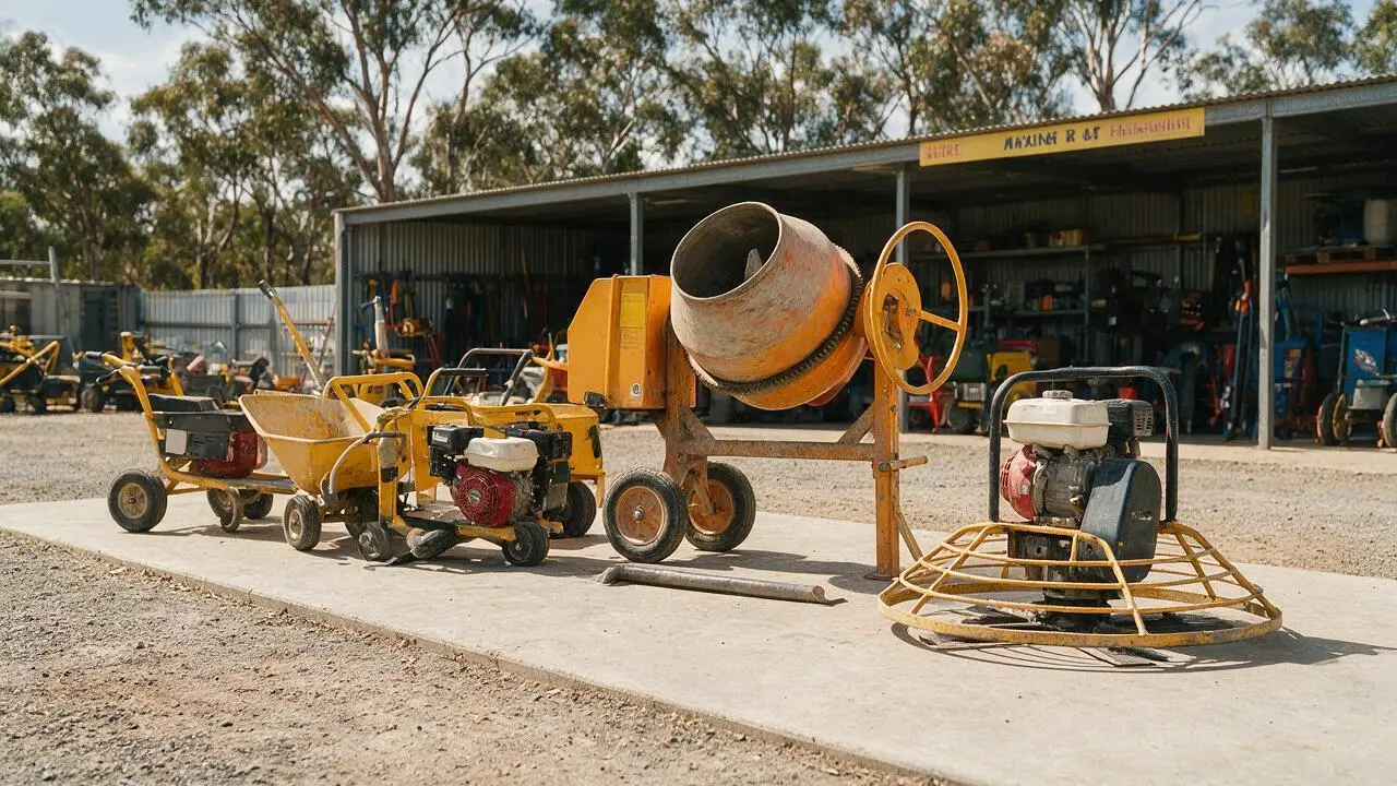 Mixing & Finishing hire equipment
