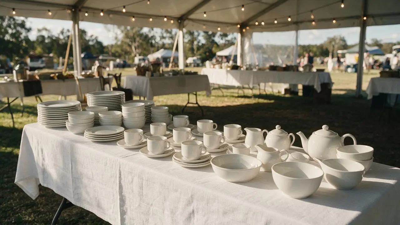 Crockery & Tea Service hire equipment