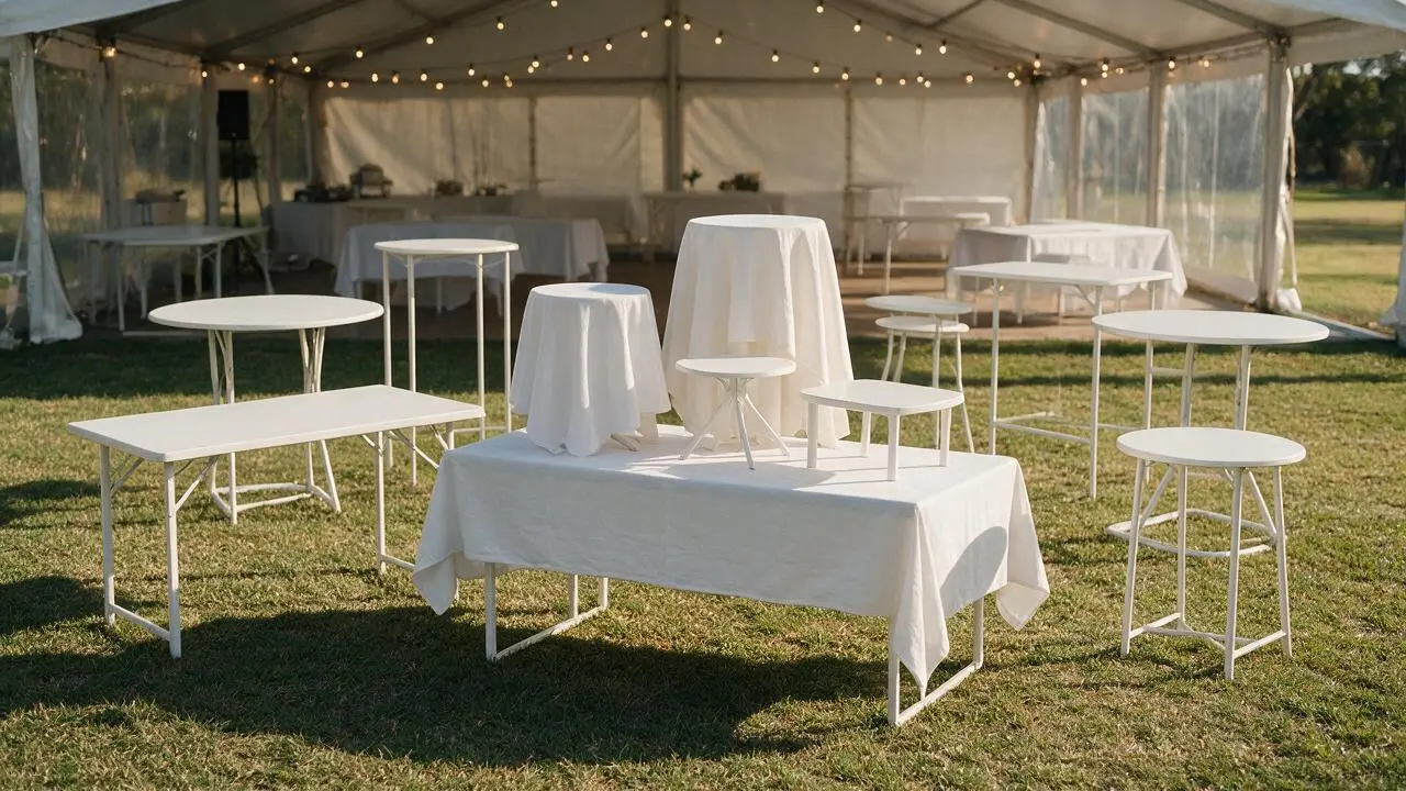 Tables hire equipment