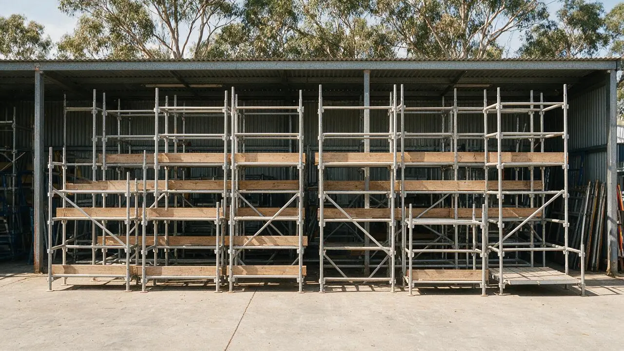 Fixed scaffold hire equipment