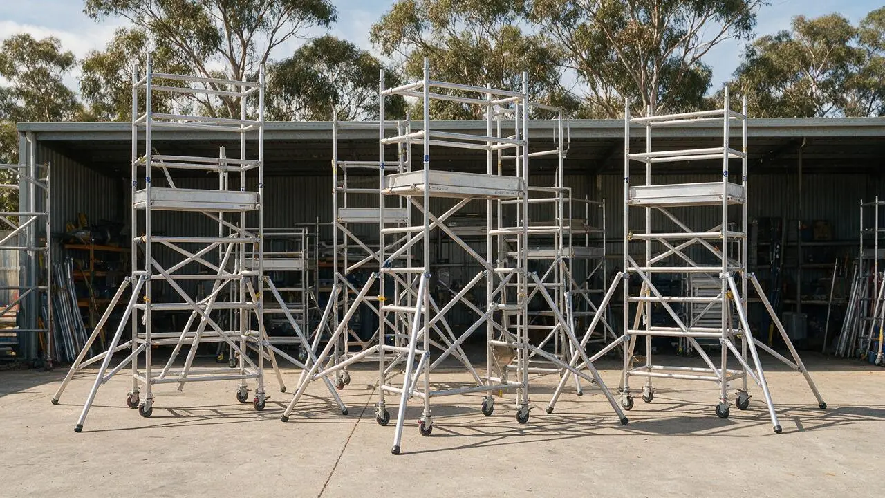 Mobile aluminium towers hire equipment